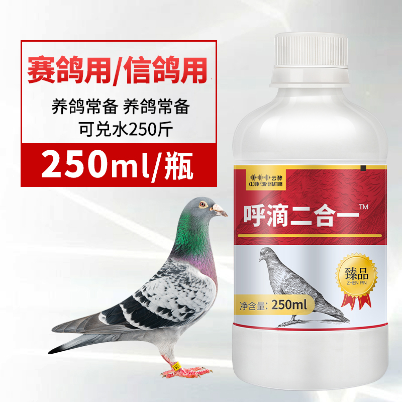 渔水瑶呼滴二合一鸽子常备
