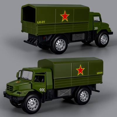 卡车模型合金玩具车儿童仿真车模