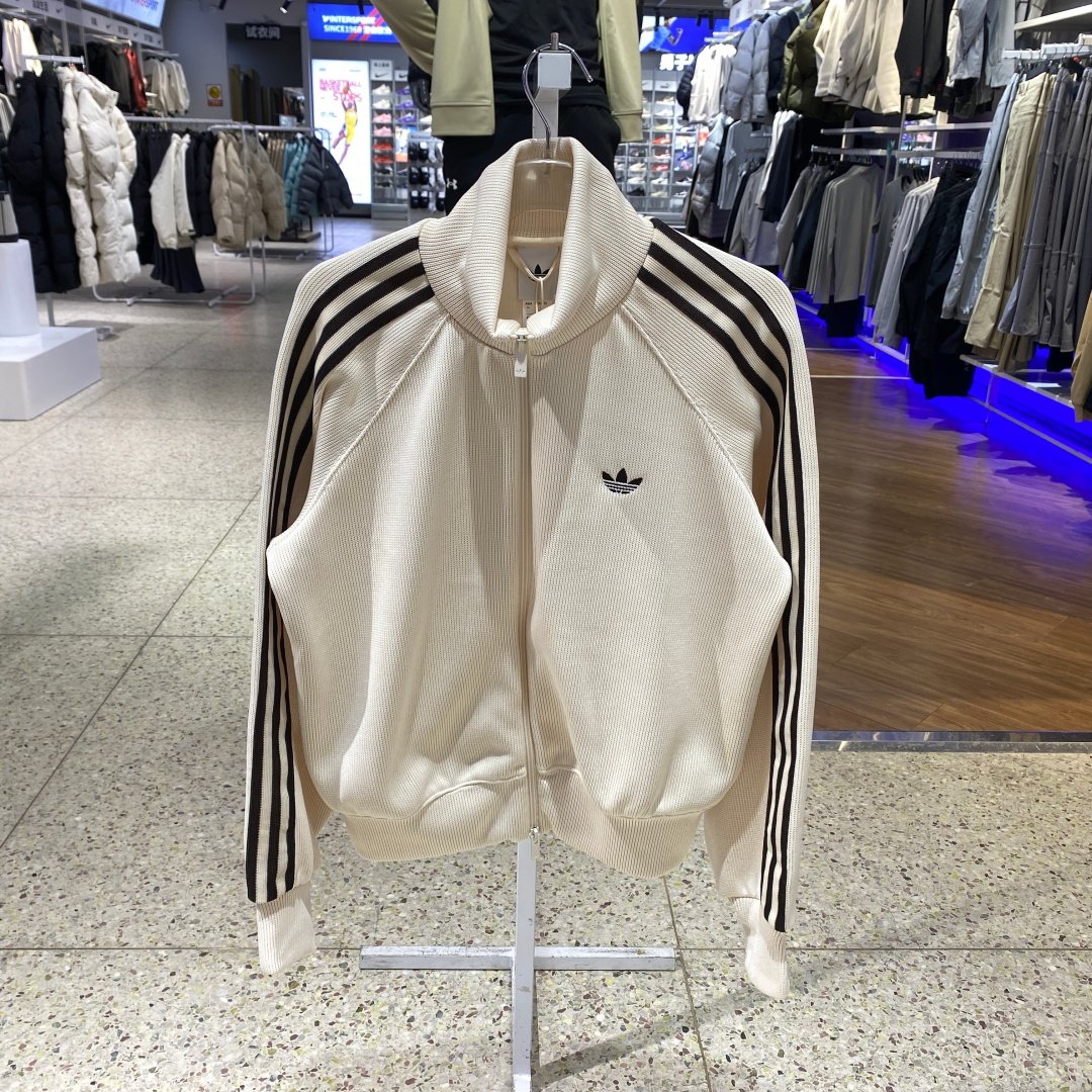 阿迪达斯三叶草女装2026春季新款经典针织运动宽松夹克外套KQ5490,运动服/休闲服装,运动茄克/外套,淘宝优惠券,粉丝福利购,淘宝优惠卷