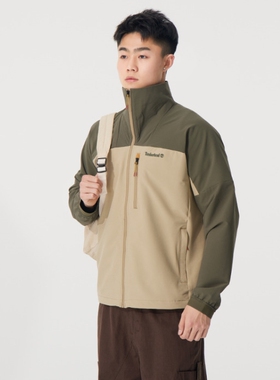 添柏岚Timberland男士新款外套拼色立领时尚休闲A6AM7