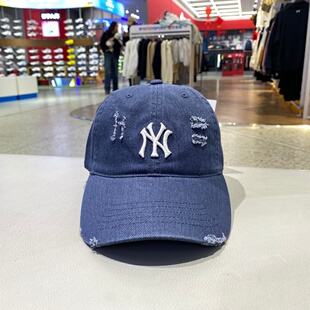 MLB正品帽子男女帽鸭舌帽户外运动棒球帽情侣粉色休闲帽3ACPVV14N