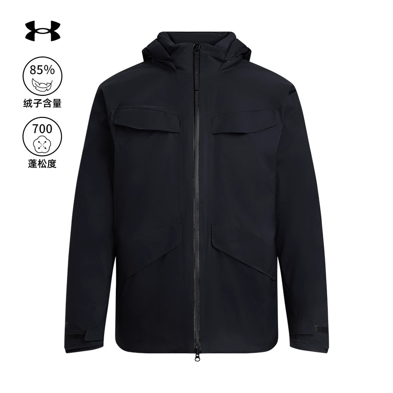 安德玛男子运动休闲保暖羽绒服