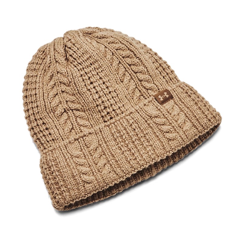 安德玛女子抓绒保暖针织帽