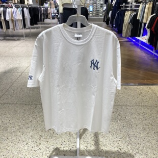 MLB25年夏季男女防晒凉感纽约洋基潮牌短袖T恤 3ATSB0753-50WHS