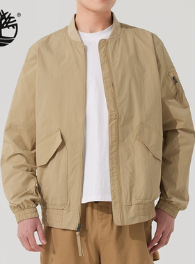 Timberland添柏岚正品男装春季拉链夹克日常通勤外套A4225