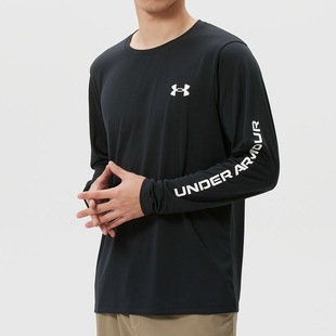 圆领套头衫 Under T恤正品 长袖 休闲上衣6007557 Armour安德玛男装