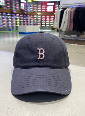 MLB正品男女百搭韩系显脸小复古软顶棒球帽25冬季新款3ACPB076N