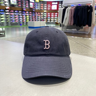 MLB正品男女百搭韩系显脸小复古软顶棒球帽25冬季新款3ACPB076N