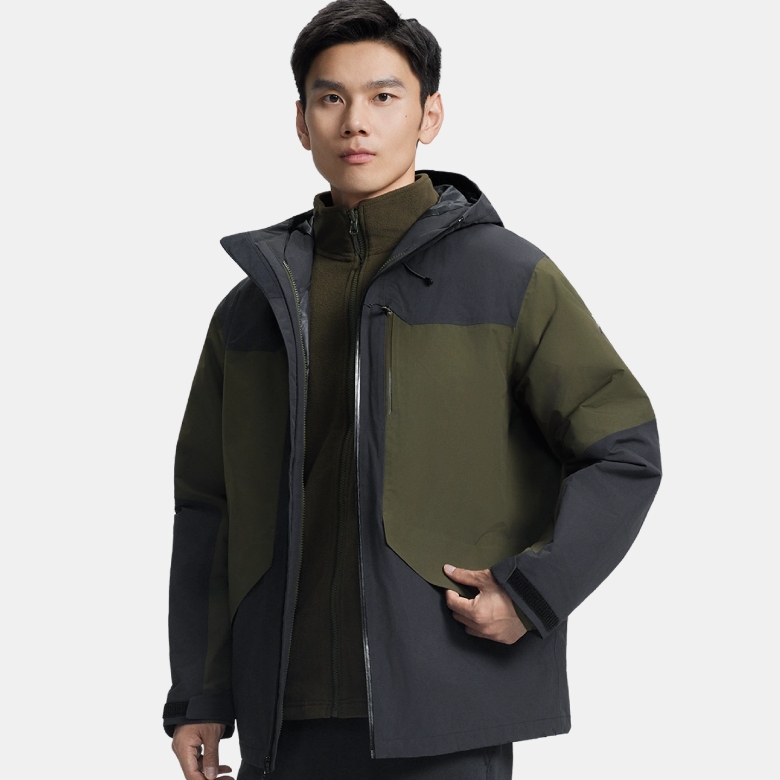 25新款安德玛UnderArmour男子户外三合一冲锋衣两件套1389299