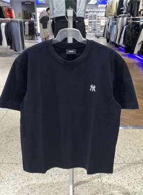 MLB专柜正品新款男女同款宽松T恤时尚潮牌短袖经典纯色3ATSB0263