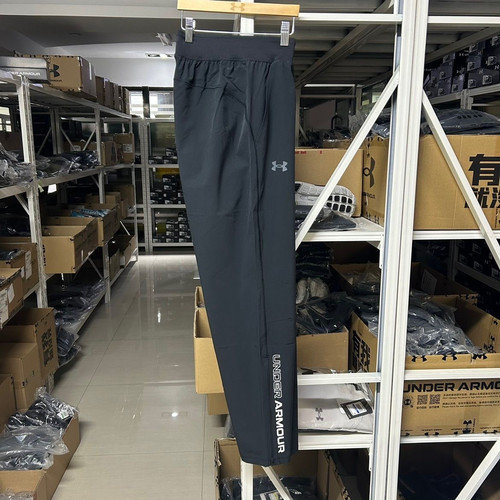 安德玛Under Armour男裤裤脚拉链运动裤夏季梭织修身透气速干长裤