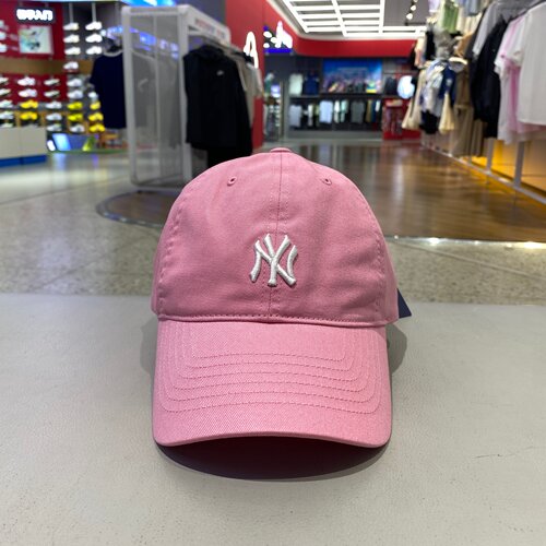 MLB粉色小标刺绣防晒棒球帽