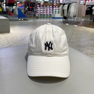 MLB棒球帽软顶运动帽子可调节LA情侣休闲NY鸭舌帽字母帽3ACP7701N