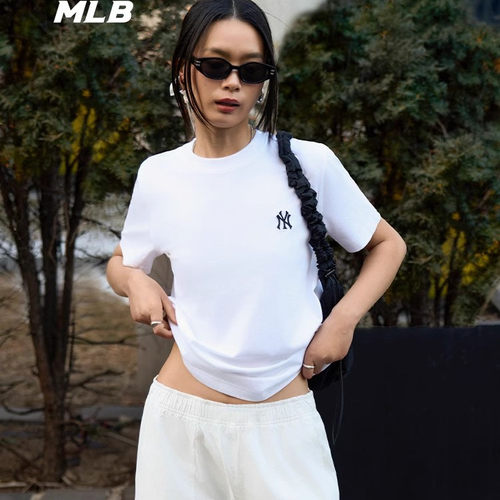 MLB男女夏季运动休闲短袖T恤