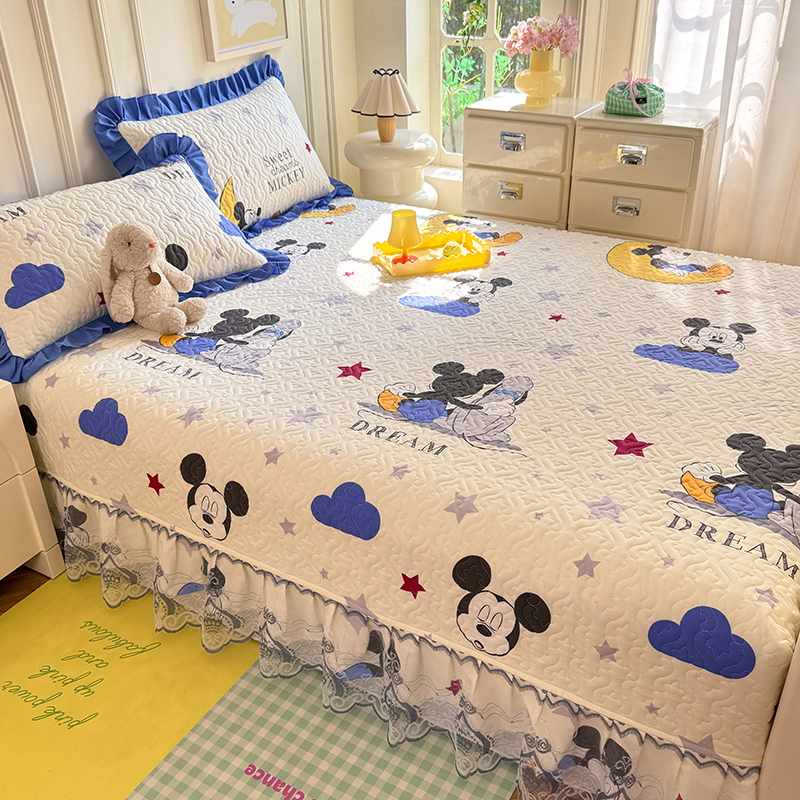 榻榻米床盖四件套纯棉迪士尼系列火炕专用炕垫炕单大尺寸3米床单