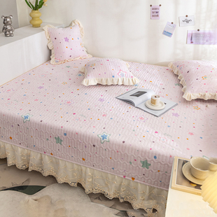 2025新款加厚牛奶绒榻榻米床盖拼接通铺3m床单冬季农村大炕盖定制