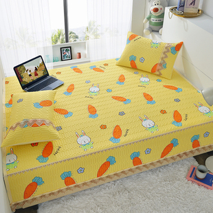 定制榻榻米床盖四季通用农村大坑罩垫单夹棉防滑绗缝炕盖3米床单