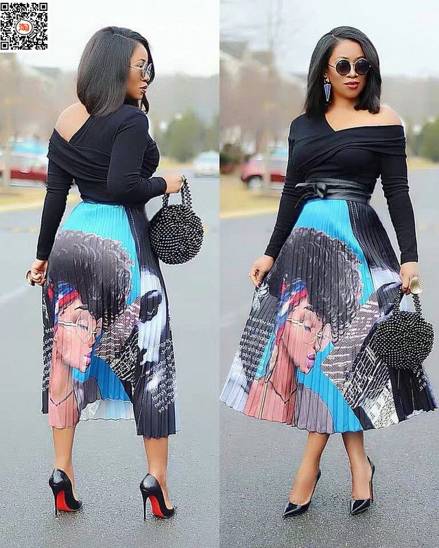 Women Spring Summer Pleated Skirt Cartoon Womens Skirtin the Women's clothing/Boutique , Skirts  category - from Buy2taobao.com to provide professional Taobao agent buy service