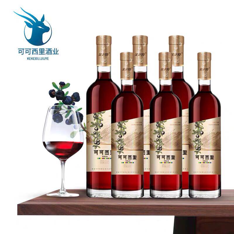 可可西里美之羚黑枸杞酒红枸杞酒10u0ml养生酒女士甜酒果酒红酒