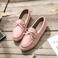 Doudou shoes, women's flat single shoes, spring and autumn ox tendon soft sole casual shoes, lazy people's pregnant women's shoes, mom's flat heel ladle shoes thumbnail 2