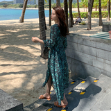 2021夏碎花绑带连衣裙MMJ2139P100控价158现货，女装连衣裙，浙宝233