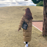 现货韩版长款加厚logo贴标羽绒棉服MMJ3128-P195-K278现货，女装棉衣/棉服，浙宝233