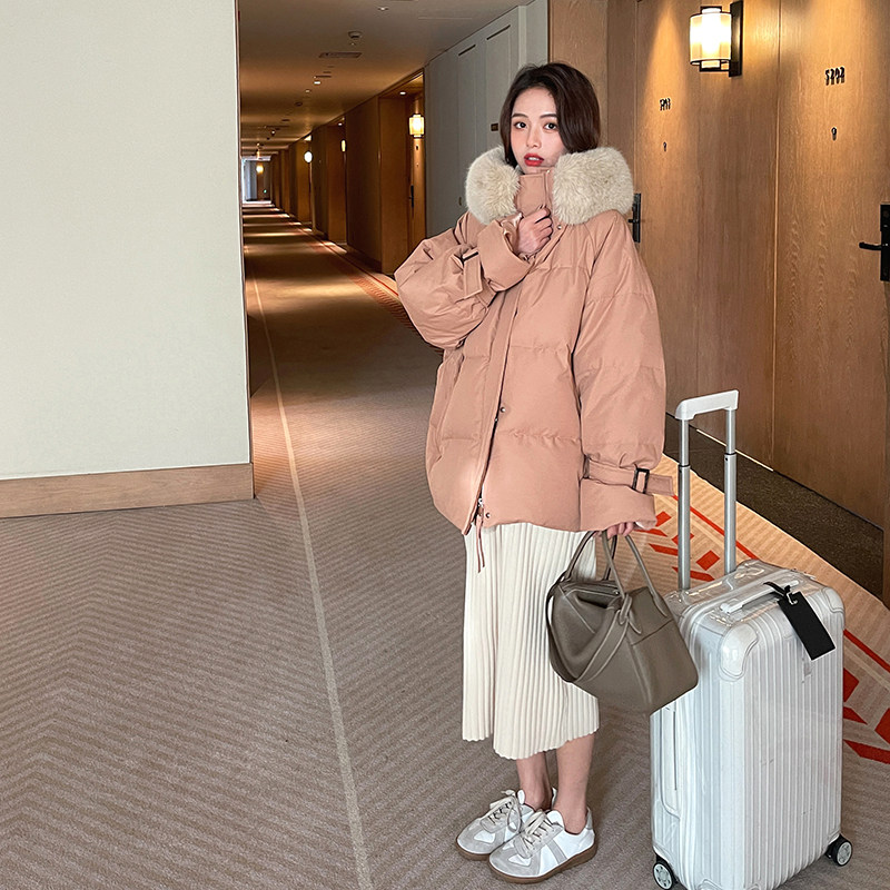 主推毛领连帽后背活页短款衣MMJ2198P165控价2483号出货,女装棉衣/棉服,浙宝233
