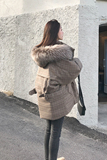 2022冬装大毛领格子韩版衣MMJ326P185控价258已出货，女装棉衣/棉服，浙宝233