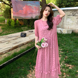 新款主推【已出货】浪漫碎花2件套连衣裙MMJ2339P105控价158，女装连衣裙，浙宝233