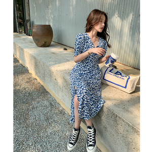 2022夏 姐妹款连衣裙 MMJ2137 短P90 控138 长P95 控148 现货图片