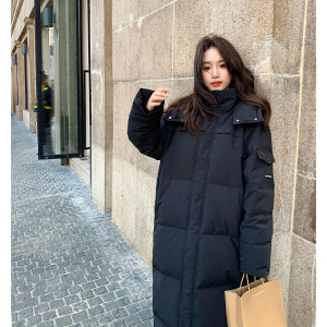 现货  冬韩版女团风加厚长款90绒羽绒服MMJ7769-P360-K558图片
