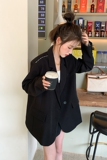 新款主推【已出货】肩膀明缲针设计西装MMJ2365P120控价178，女装西装，浙宝233