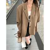 新款主推【已出货】秋装袖子开衩西装MMJ2356P120控价178，女装西装，浙宝233