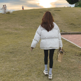 现货90绒学院风抽绳羽绒服MMJ3111原P255-K398新绒P280-K425，女装羽绒服，浙宝233