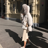 主推冬装新款袖袢大毛领短款棉衣MMJ829P155控价218已出货，女装棉衣/棉服，浙宝233
