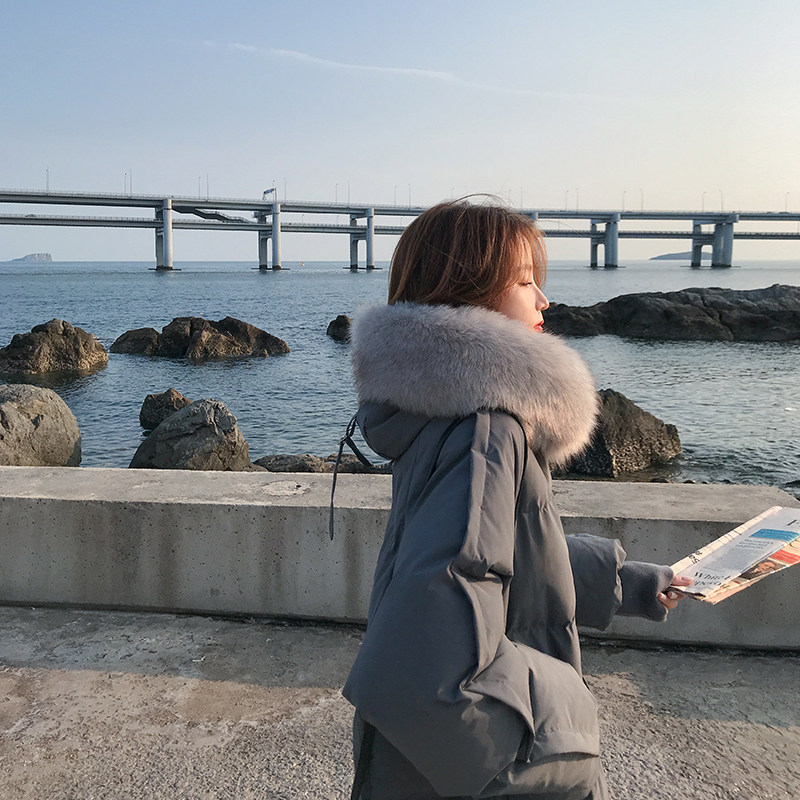 2021主推韩版长款袖子翻边宽松棉衣MMJ1618P190控价268已出大货,女装棉衣/棉服,浙宝233
