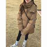 数据【已出货】加厚90绒连帽韩版羽绒服MMJ3518-P285-K438，女装羽绒服，浙宝233