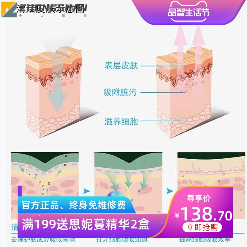 清理不挂网毛孔清洁套盒美容院护肤套装祛痘黑头补水保湿套盒