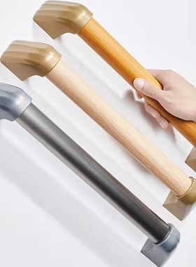 木纹扶手无障碍楼梯走廊扶手栏杆老人残疾人安全防滑厕所养老院