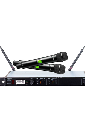 Shure/舒尔 ULXD24D/KSM9 双通道无线系统手持话筒/麦克风