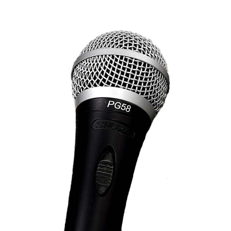 Shure/舒尔 PG58 有线话筒/麦克风演说主唱伴唱演出正品替代PGA58