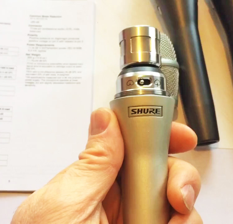 Shure/舒尔 KSM9 高质量人声电容话筒/麦克风 舞台现场表演出唱歌