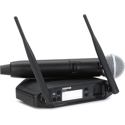 Shure/舒尔 GLXD24+/SM58 数字无线手持话筒/麦克风
