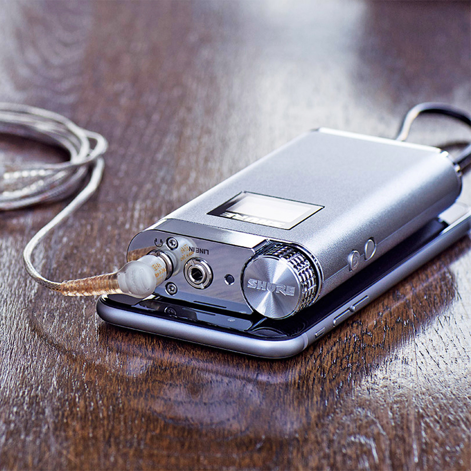 Shure/舒尔 SHA900 便携式耳机放大器耳放发烧HIFI4端参量均衡DAC