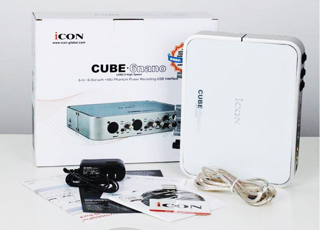 iCON/艾肯 Cube 6Nano VST 6进6出专业录音网络K歌USB外置声卡