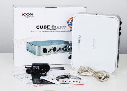 iCON/艾肯 Cube 6Nano VST 6进6出专业录音网络K歌USB外置声卡