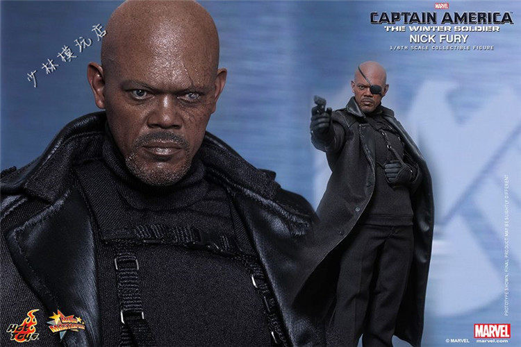 全新现货 HotToys HT MMS315 1/6 美国队长 神盾局长2.0 尼克弗瑞