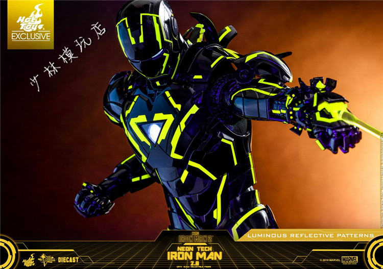 HotToys创战光速黄钢铁侠MK6