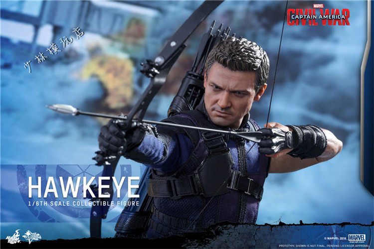 HotToys美国队长3鹰眼3.0巴顿