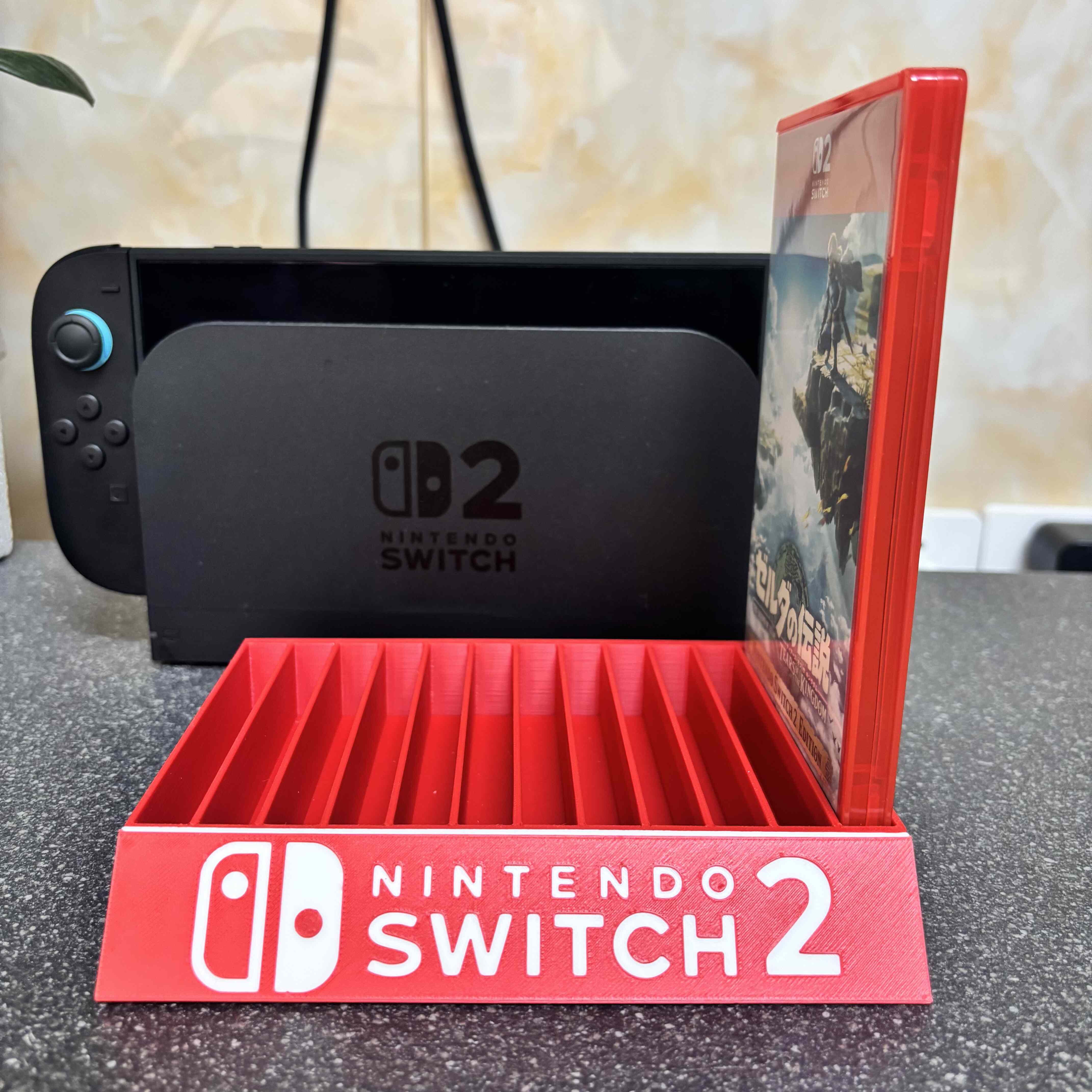Switch2实体卡带盒 任天堂游戏收纳架 3D打印个性化定制